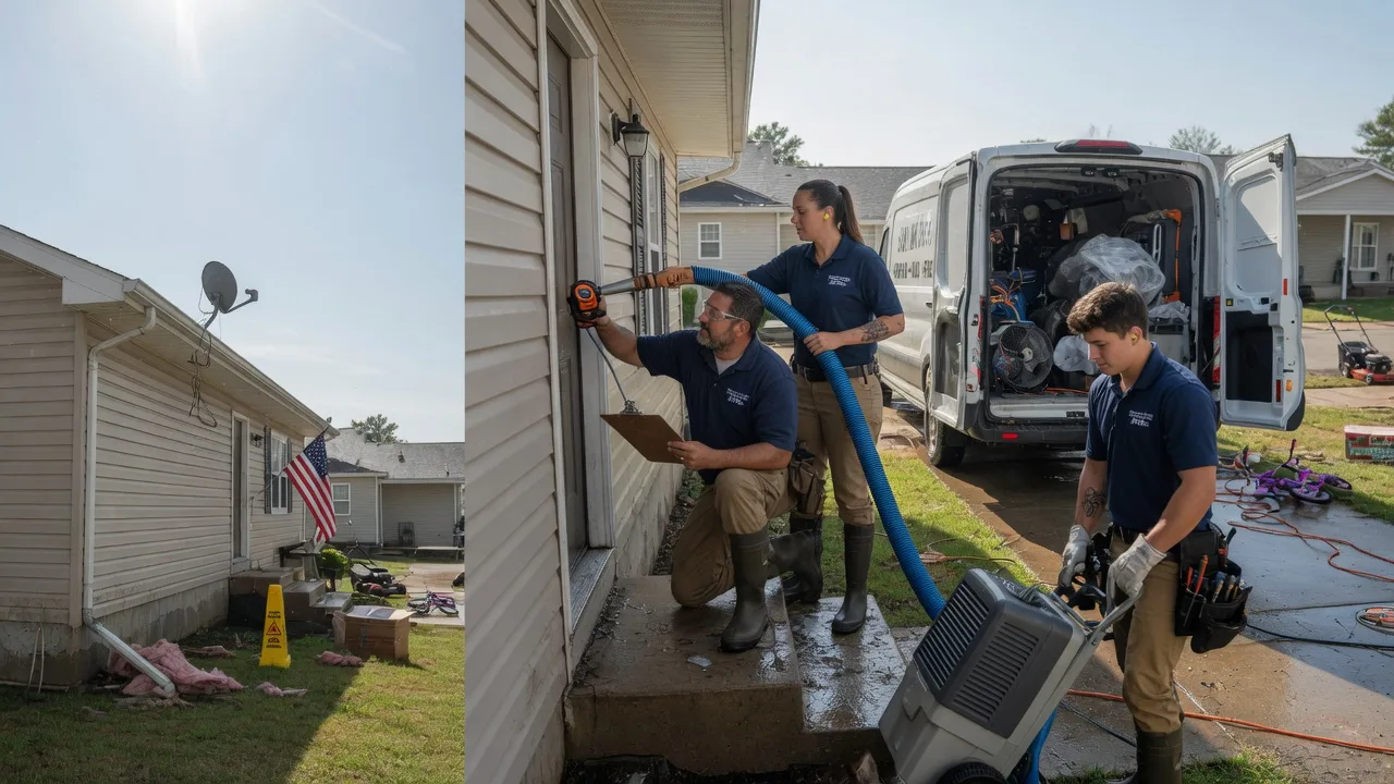 Ceiling Water Damage Restoration in Elkhart, IN near me